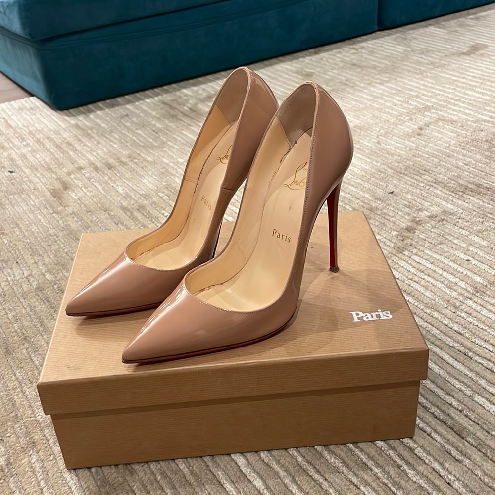 Christian Louboutin So Kate Nude Heels